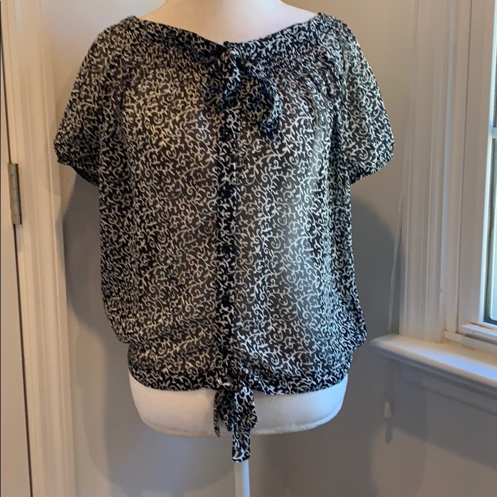 Sheer blouse by Jonathan Martin